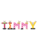 Playshoes Deko-Buchstaben "TIMMY" in bunt