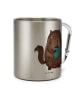 Mr. & Mrs. Panda Kaffeetasse Katze Dose ohne Spruch in Silber