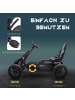 HOMCOM Gokart Tretauto Schwarz