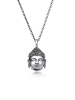 KUZZOI Halskette 925 Sterling Silber Buddha in Silber