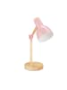 relaxdays Schreibtischlampe in Rosa