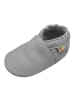 Yalion Babyschuhe aus Leder mit rutschfester Sohle – Hellgrau
