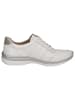 Caprice Sneaker in WHITE/SILVER