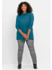 sheego Rollkragenshirt in topas