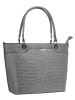 Cluty Handtasche echt Leder in grau