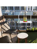 relaxdays Balkon Hängetisch in Weiß - (B)59,5 x (T)35,5 cm