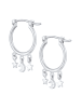 Elli Ohrringe 925 Sterling Silber Astro, Halbmond, Sterne, Stern in Silber