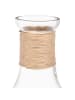 GIFTDECOR Flasche in geflochtener Schnur in Braun, (B) 20 x (H) 48 x (L) 20 cm