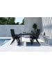 ebuy24 Gartenset Mirko Schwarz 90 x 205 cm