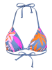 BECO the world of aquasports Bikini-Oberteil Tropical Flowers in blau-bunt
