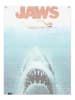 Juniqe Duschvorhang "Jaws" in Blau