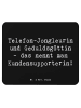 Mr. & Mrs. Panda Mouse Pad Spruch Meisterin Kundensupport mit Sp... in Schwarz