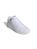 adidas Halbschuhe Advantage Base 2.0 in white/white/collegiate green