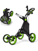 COSTWAY Golf Trolley 4 Rad klappbar in Grün