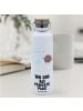 Mr. & Mrs. Panda Trinkflasche Milch Keks mit Spruch in Weiß