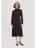 Hessnatur Hessnatur Kleid Midi tailliert aus LENZING™ ECOVERO™ Viskose in schwarz