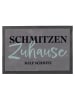 Ralf Schmitz Ralf Schmitz Fußmatte Schmitzen Zuhause Türmatte 39 x 58 cm in grau