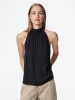 Pieces Neckholder-Top in Black