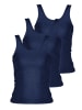 Nina von C. 3er Pack Achseltop in denim melange