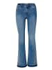 KOROSHI Bestickte Bootcut-Jeans für Damen in blau