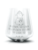 Mr. & Mrs. Panda Whiskeyglas Schweinchen Glühwein mit Spruch in Transparent