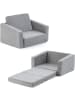 COSTWAY 2 in 1 Kinder Klappsofa in Grau