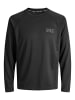 Jack & Jones Langarm-T-Shirt in Black