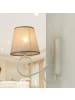 Licht-Erlebnisse Wandlampe (B)18 x (H)35 cm in Weiß Beige
