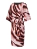 Mart Visser Kleid mit Mailänder Muster, rosa/braun