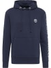 Carlo Colucci Hoodie ohne Reißverschluss Corradino in Navy