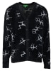 Huf Huf Gestrickte Strickjacke in black