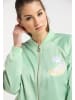 myMo Damen Satinblouson in Neo Mint