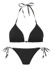 French Connection Triangel-Bikini in schwarz