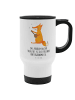 Mr. & Mrs. Panda Kaffeebecher Fuchs Gitarre mit Spruch in Weiß