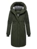 Navahoo Wintermantel Domingaa 14 in Olive