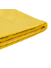 Beliani Bettrahmenbezug FITOU in Gelb - (W) 190 x (H) 75 x (L) 214 cm