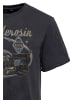 King Kerosin King Kerosin Print T-Shirt Ace Racer in schwarz