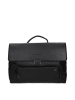 Piquadro Schwarz Leder Business und Laptop Tasche