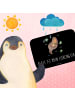 Mr. & Mrs. Panda Duschmatte Otter Seerose mit Spruch in Schwarz