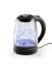 Gourmet Maxx Glas-Wasserkocher 1,8l 1800W schwarz  Transparent