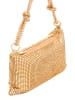 faina Women Handbag in Gold