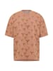 Carlo Colucci T-Shirt Fasan in Braun