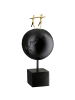 GILDE Skulptur Around the World schwarz - (H) 33,5 cm