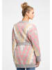 usha FESTIVAL Damen Offener Strickcardigan in Rosa Mehrfarbig