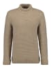 Ragman Heavy knit roll neck in Beige
