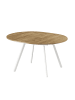 B&D Home Ausziehstisch LIV in Wildeiche - (B)120-150 x (H)76 x (T)120 cm