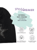 styleBREAKER Beanie Mütze mit Strass Stern in Anthrazit meliert