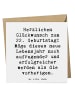 Mr. & Mrs. Panda Glückwunschkarte Spruch 22. Geburtstag mit Spruch in Weiß