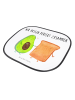 Mr. & Mrs. Panda Sonnenschutz Fürs Auto Avocado Toast mit Spruch in Weiß