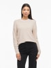 Vila Strickpullover in Super Light Natural Melan